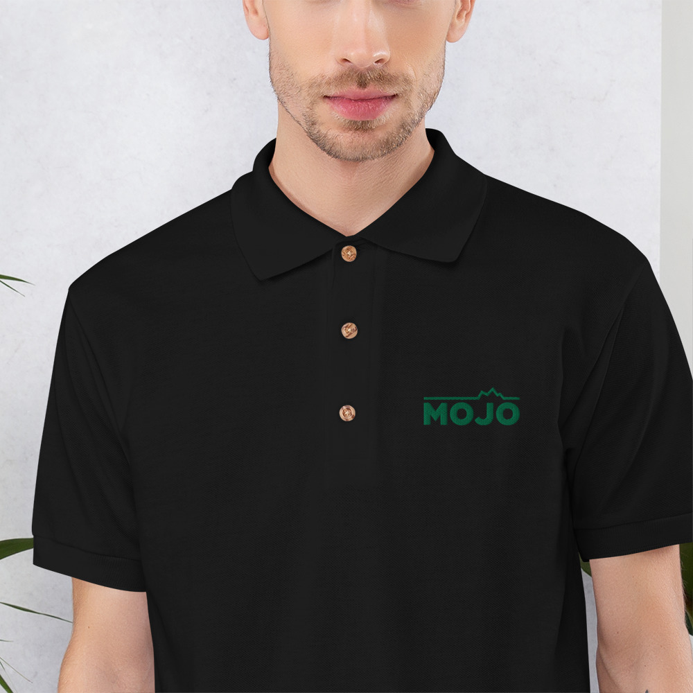 Embroidered Polo Shirt - Mojo
